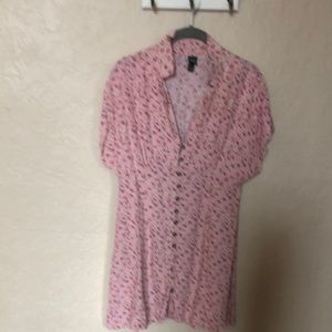 Summer Dress Pink Floral Size Sm